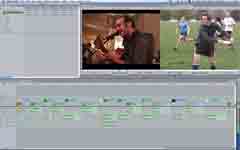 Dan Goodspeed: Videography & editing - A screenshot of video editing in Final Cut Pro.  In this staged image, it appears I am mixing concert and ultimate footage.  Clearly, the result would be the most awesome video known to man.